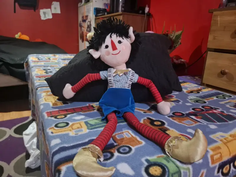Peluche de Monstruo de las Galletas Azul - 3