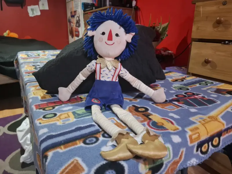 Peluche de Monstruo de las Galletas Azul - 4
