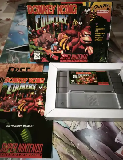 Juego Donkey Kong Country para SNES en caja - miniatura 3