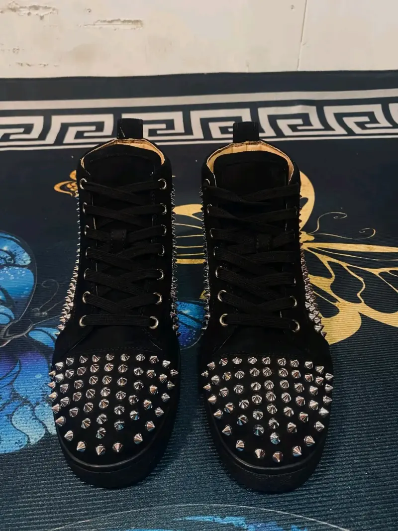Zapatillas negras Louboutin - 2