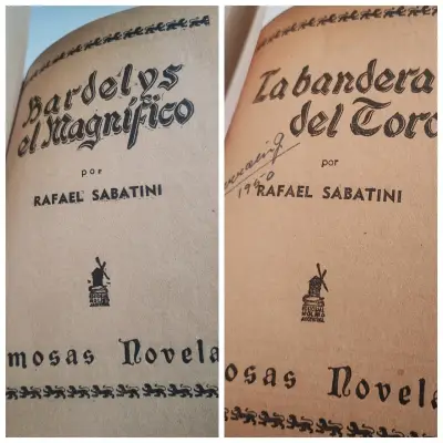 Libros Bardelys el Magnífico y La Bandera del Toro de Rafael Sabatini - miniatura 2