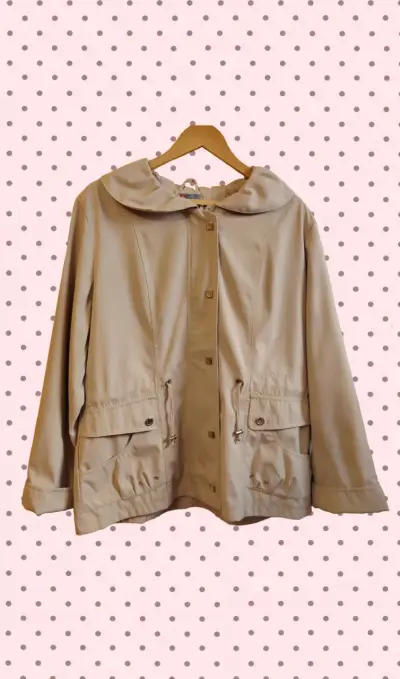 Chaqueta beige para mujer XXL - miniatura 1