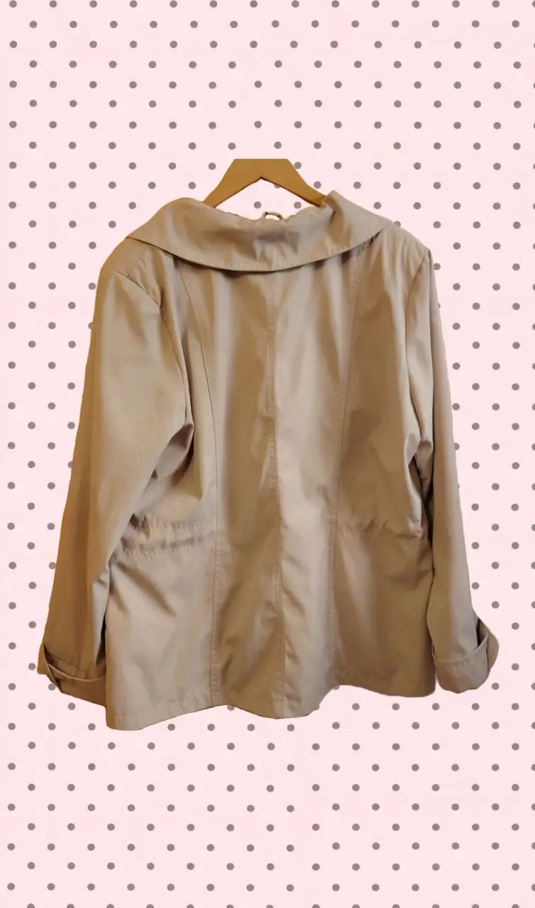 Chaqueta beige para mujer XXL - 2