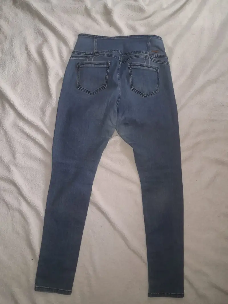 Jeans ajustados azul talla 42 para mujer - 2