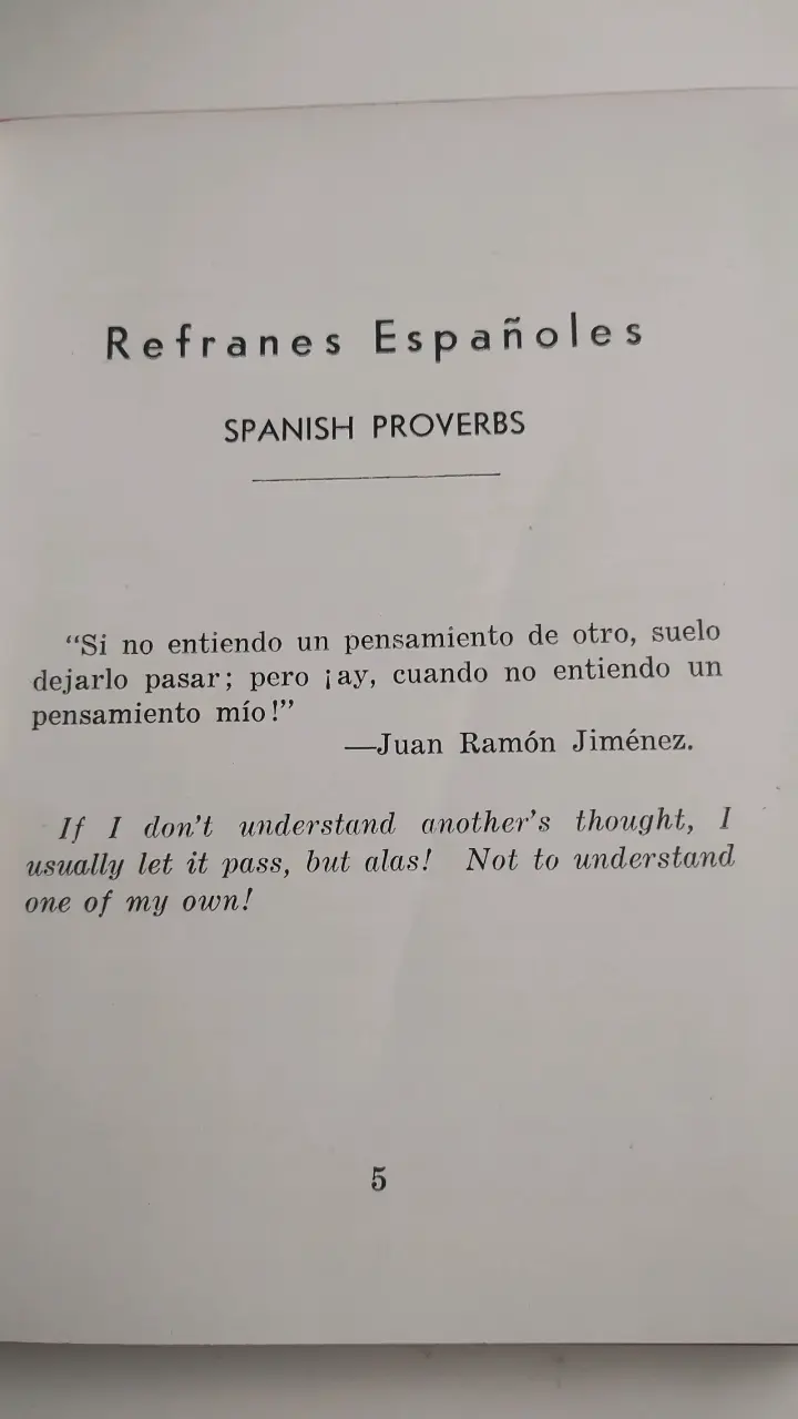 Libro de refranes españoles Clifford H. Galloway - 3