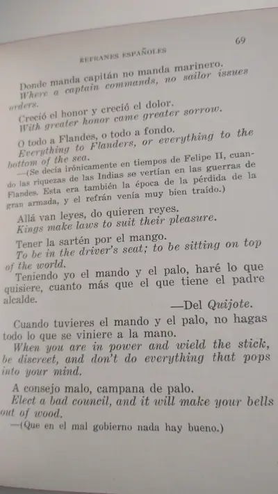 Libro de refranes españoles Clifford H. Galloway - miniatura 4