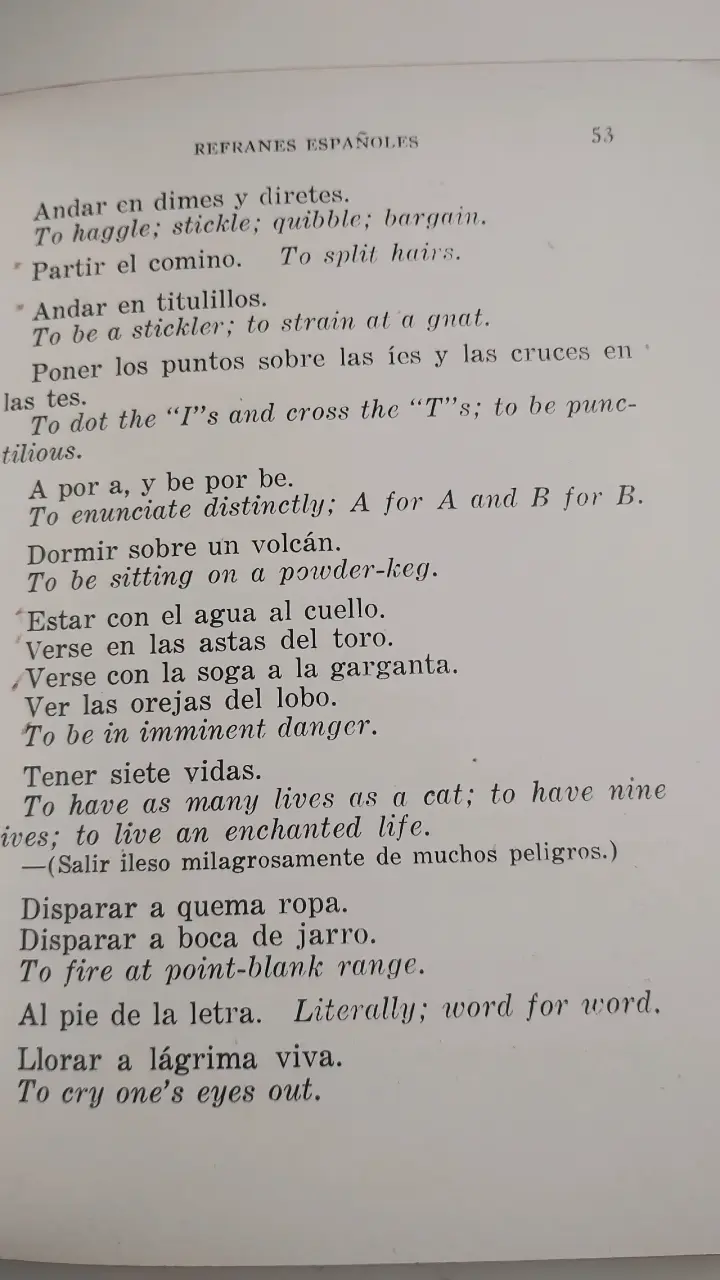 Libro de refranes españoles Clifford H. Galloway - 5