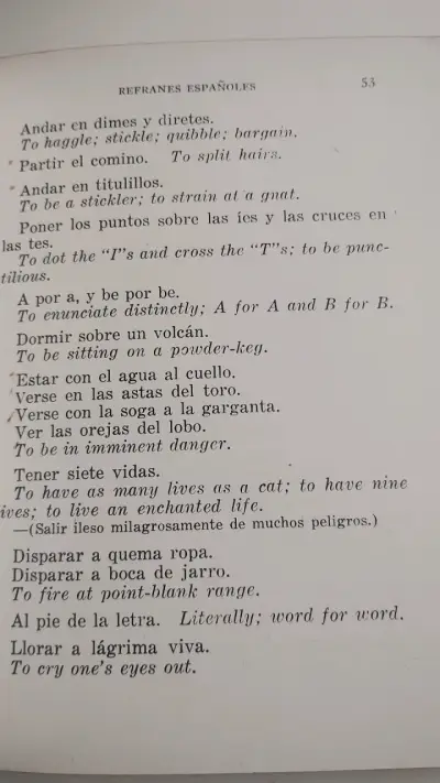 Libro de refranes españoles Clifford H. Galloway - miniatura 5
