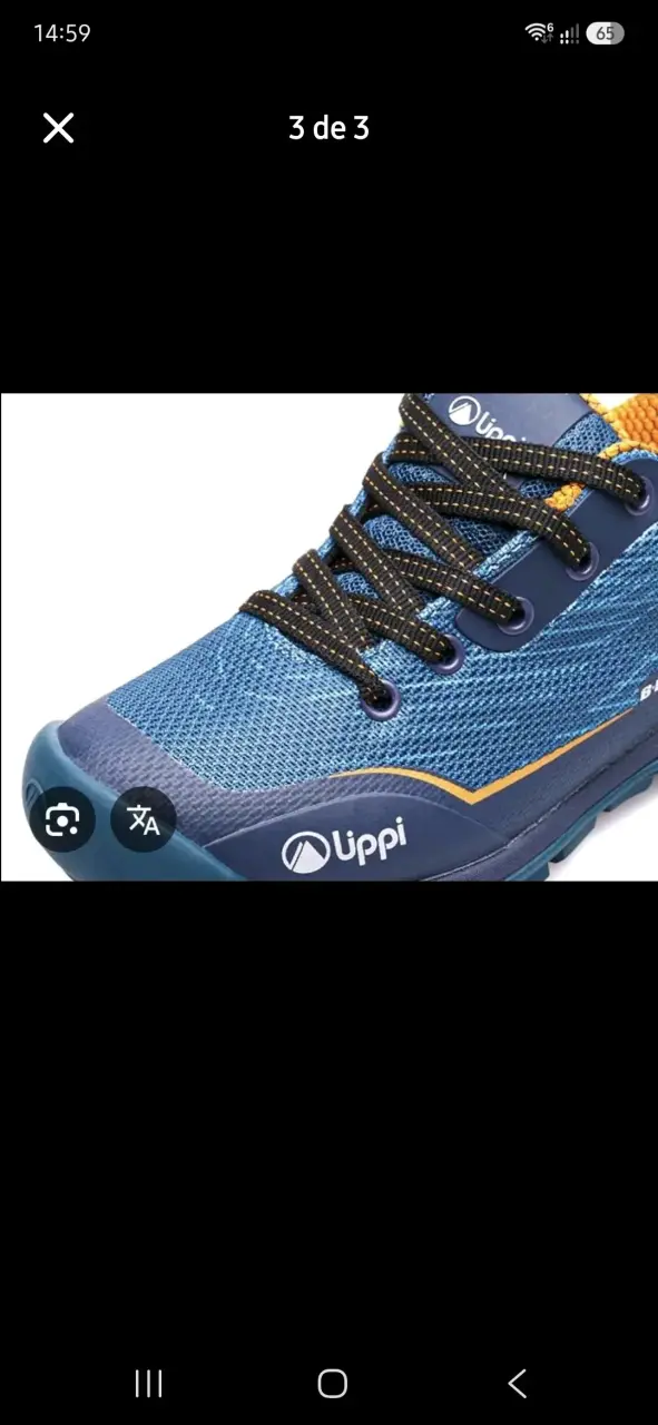 Zapatillas deportivas azules Uppi para niños N33 - 1