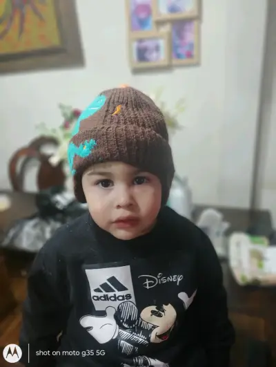 Gorros de lana para niños con diseño de dinosaurio - miniatura 3