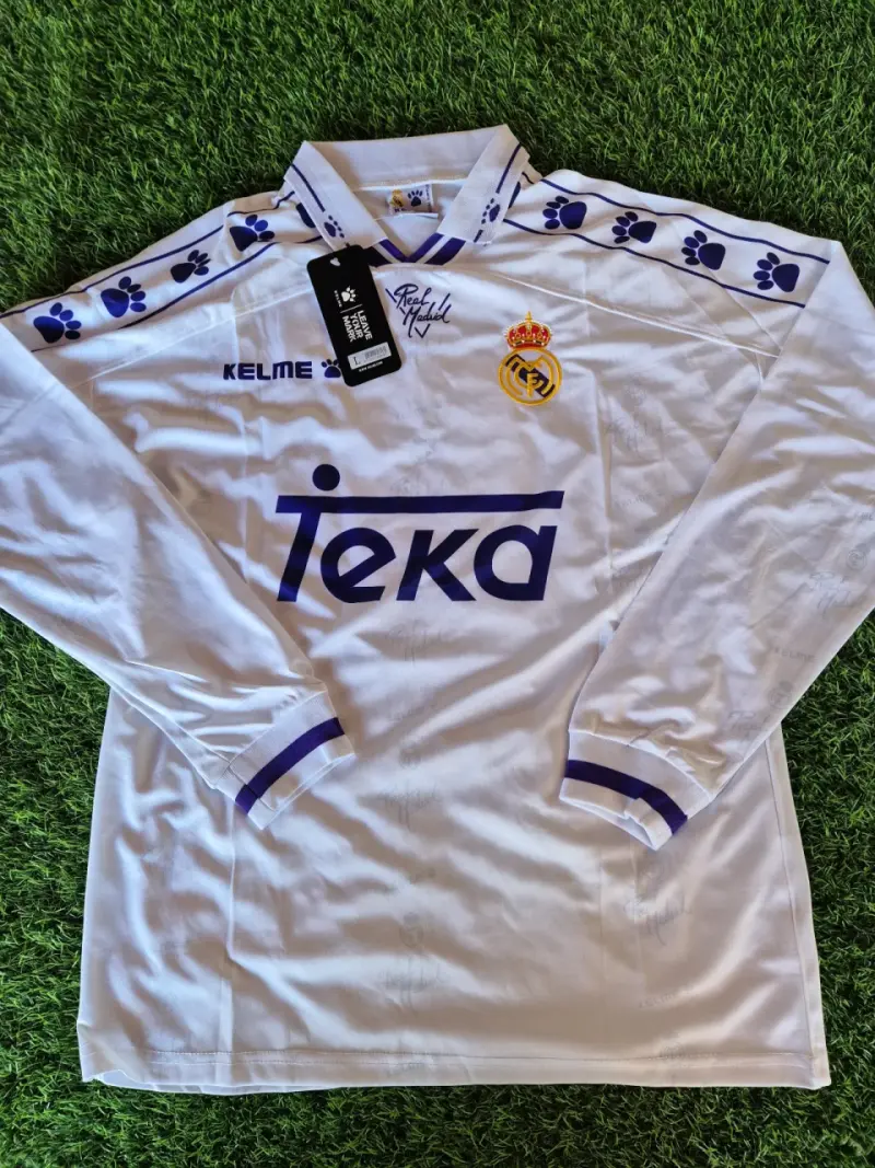 Camiseta Real Madrid Retro 1994 " Zamorano 9" - 1
