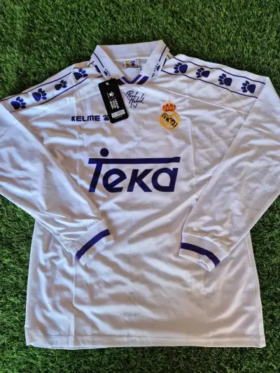 Camiseta Real Madrid Retro 1994 " Zamorano 9" - miniatura 1