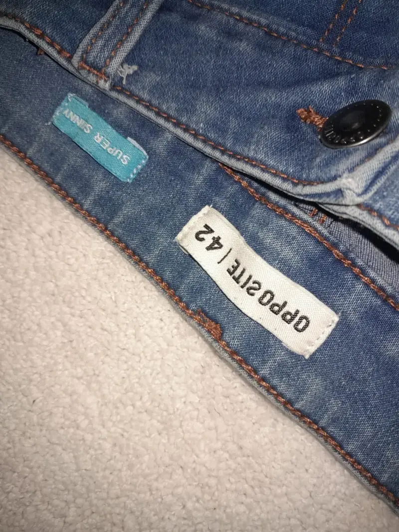Jeans ajustados azul Opposite talla 42 - 2