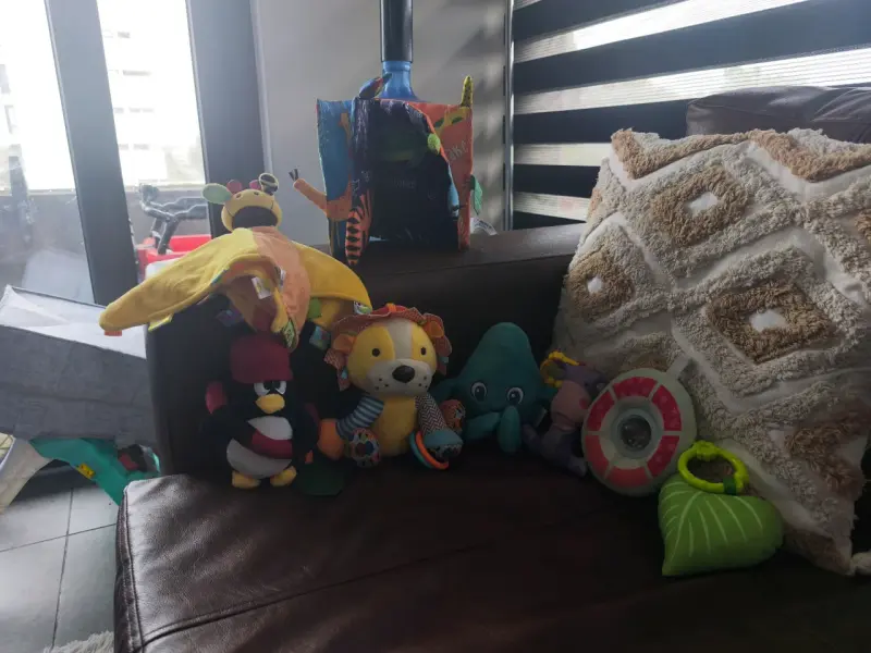 Set de juguetes de peluche para bebé