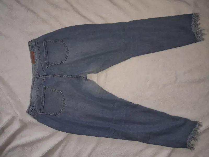 Jeans azul desgastado para mujer talla 44 - 3