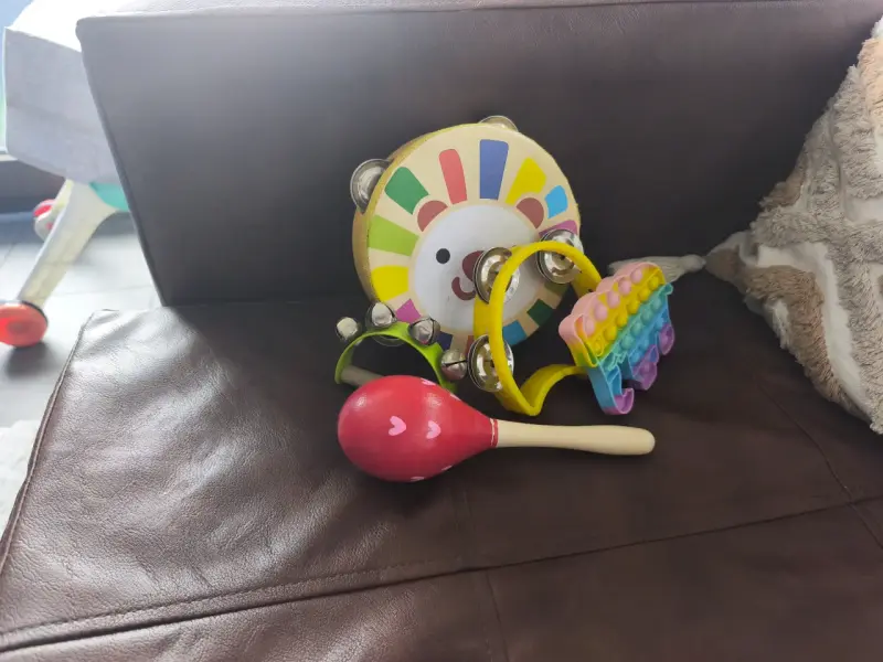 Set de instrumentos musicales para niños