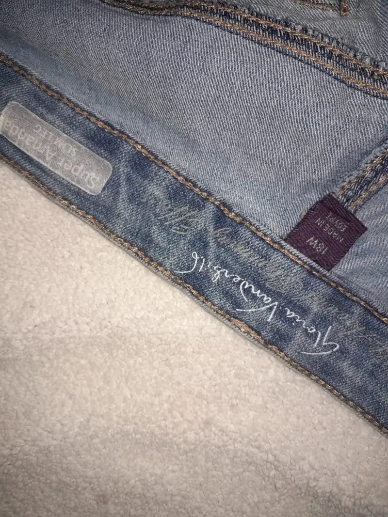 Jeans de Mezclilla Azul para Hombre Talla 18W - 3