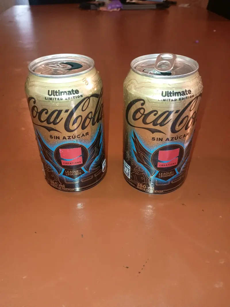 2 !!Latas de Coca-Cola Sin Azúcar Edición Limitada - 1