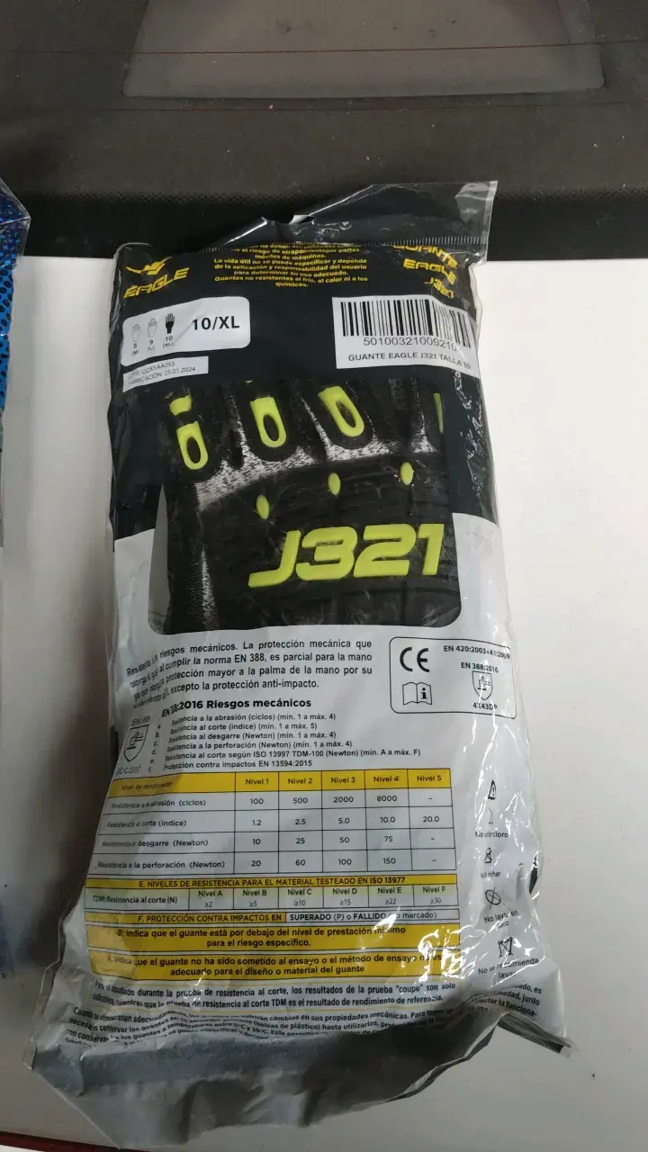 Guantes de seguridad resistentes a impactos J321 - 5