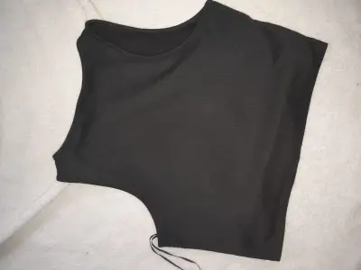 Top negro sin mangas Fashionpar L - miniatura 3