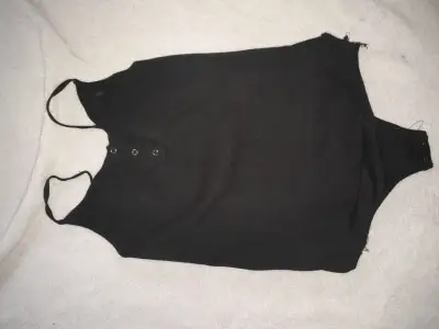 Body negro sin mangas para mujer - miniatura 1