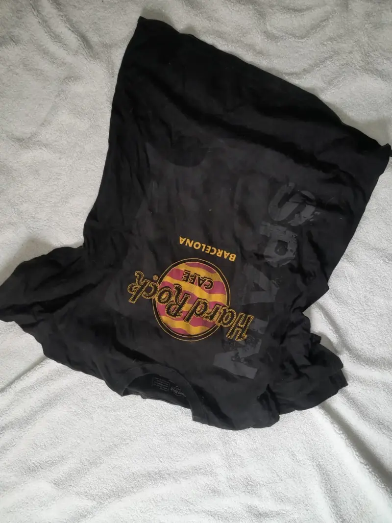 Polera Hard Rock Cafe Barcelona Negra - 1