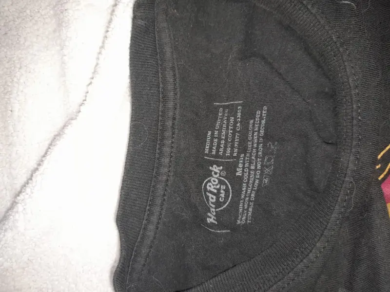Polera Hard Rock Cafe Barcelona Negra - 3