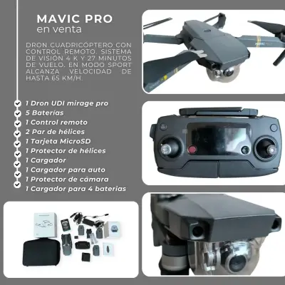 Drone DJI Mavic Pro con Control Remoto - miniatura 5