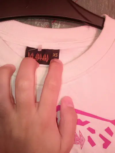 Polerón blanco Def Leppard para mujer Talla XS - miniatura 3