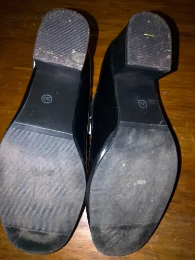 Zapatos de charol negros para mujer Suang Nins - miniatura 2