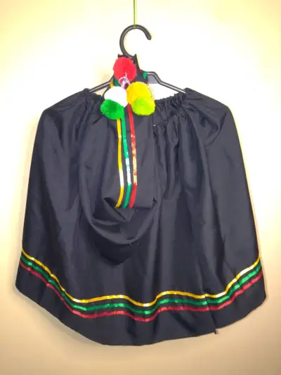Traje baile escolar trote incluye pañuelo y pompon - miniatura 1