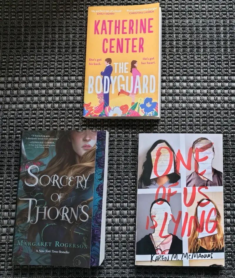 The Bodyguard,Sorcery of Thorns,One of us is lying
