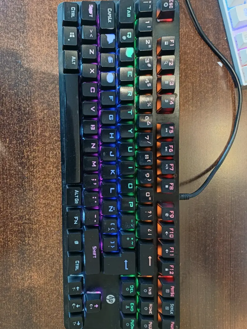 Teclado mecánico retroiluminado HP con blue switch - 3