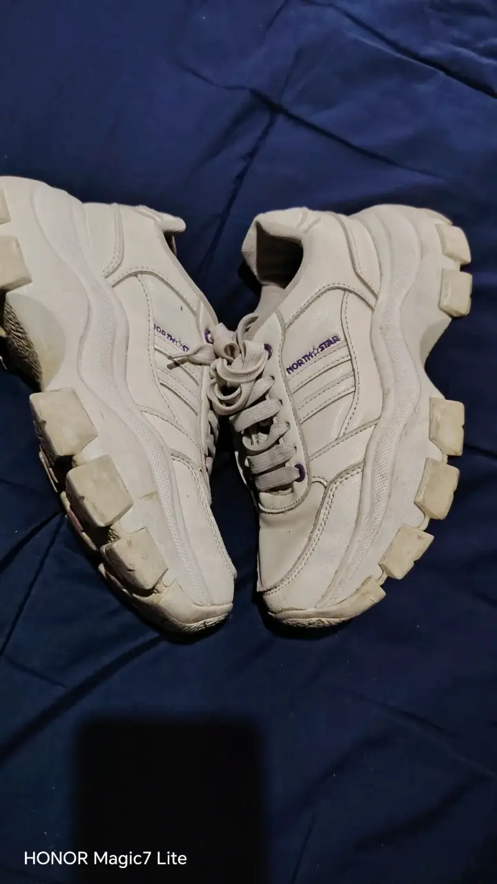 Zapatillas deportivas blancas con plataforma - 3