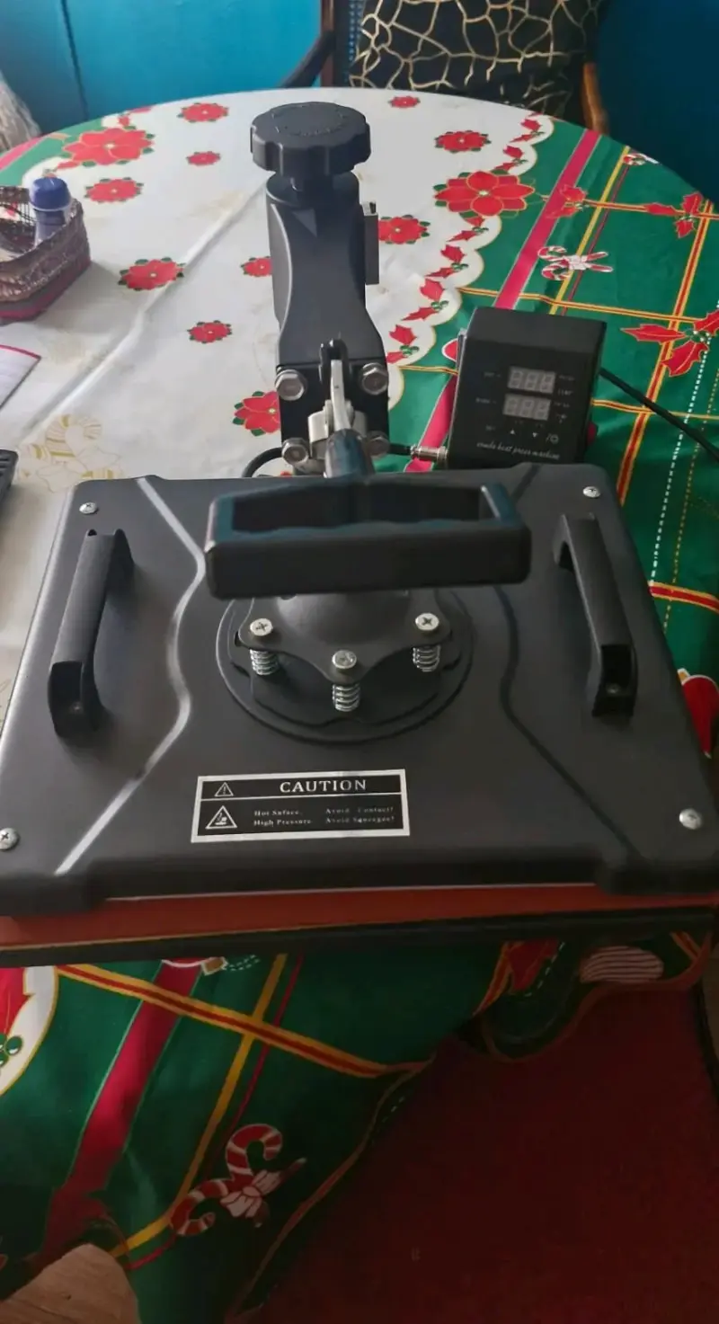 Prensa térmica para sublimación con control digital
