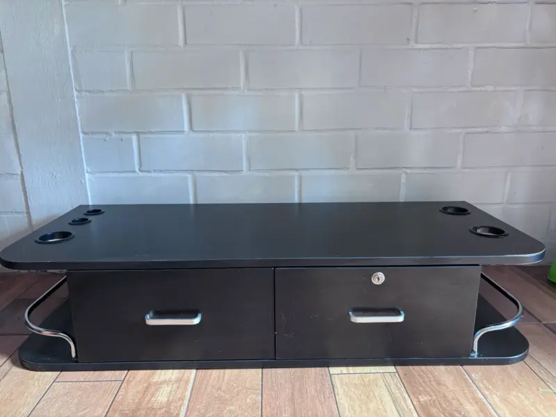 Mueble para Barbero o estilista, color negro
