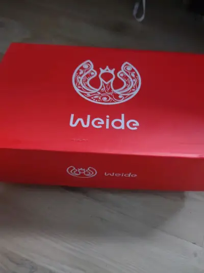 Tacones plateados brillantes Weide para mujer - miniatura 3