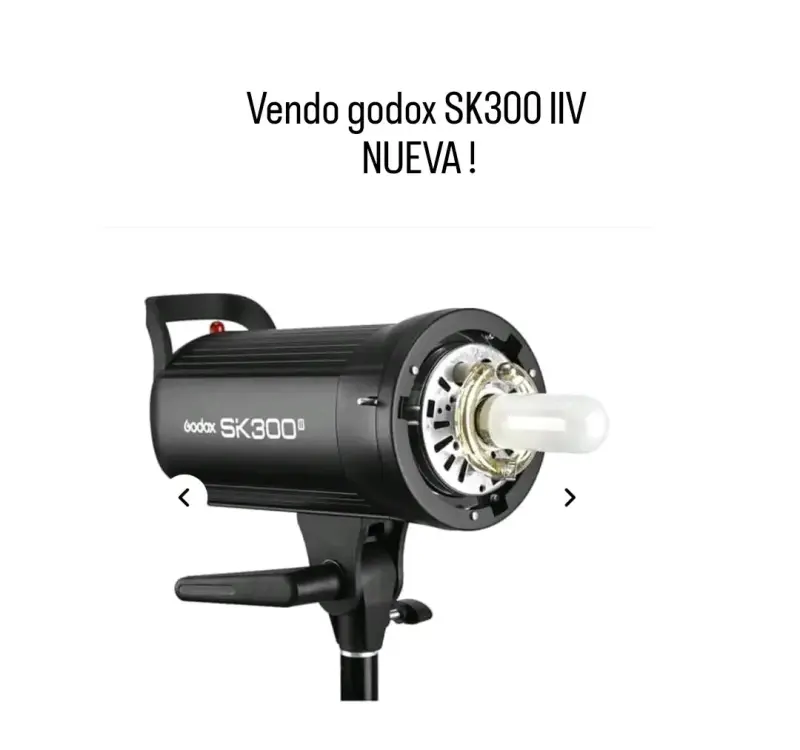 Flash de estudio Godox SK300II nuevo