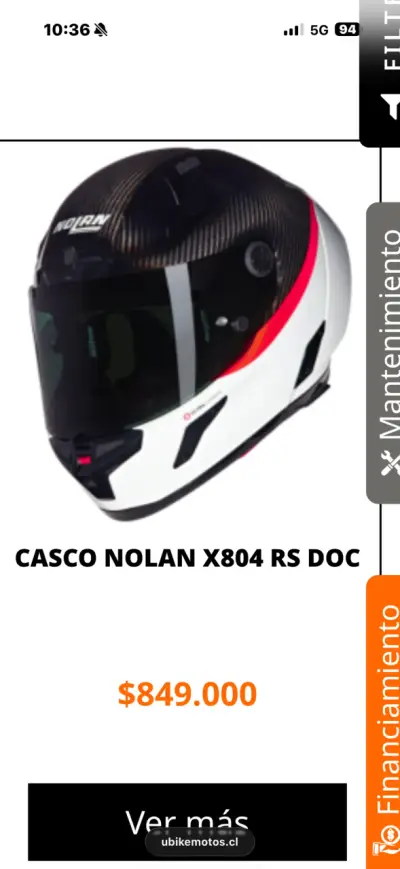 Casco de moto Nolan Ultra Carbon - miniatura 6