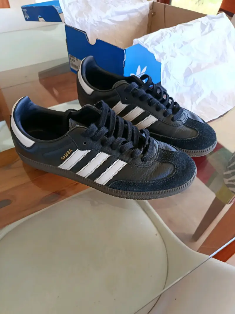 Zapatillas Adidas Samba negras clásicas - 2