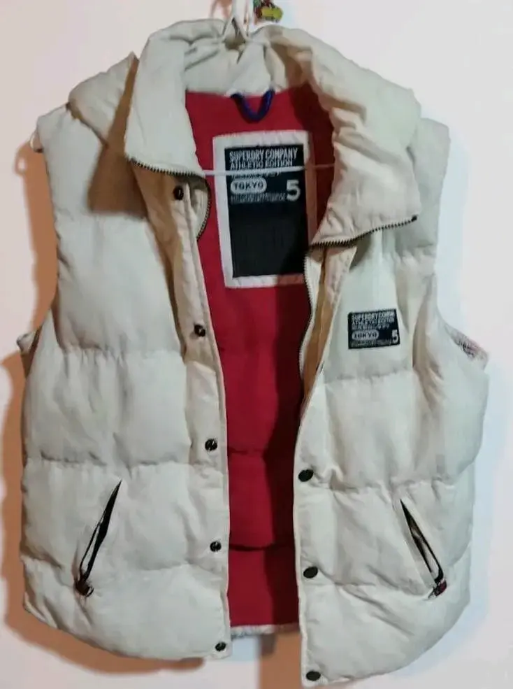 Parka superdry sin mangas talla s, m - 1