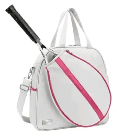 Bolso de Tenis Blanco con Detalles Rosados - miniatura 2