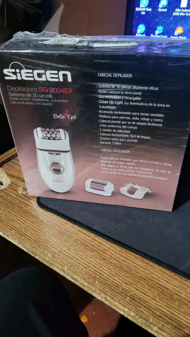 Depiladora Siegen SG 9004EX con Exfoliador - 2