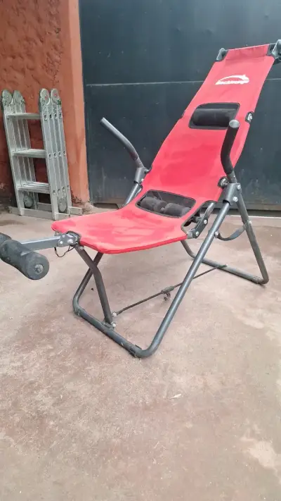 Máquina de ejercicio Backlounge roja - miniatura 1