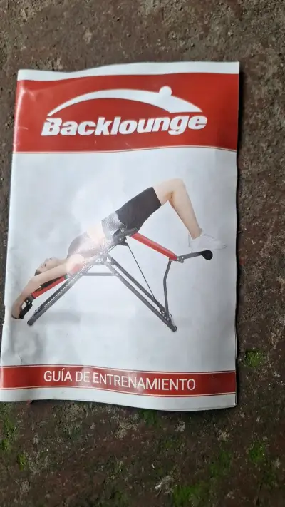 Máquina de ejercicio Backlounge roja - miniatura 3