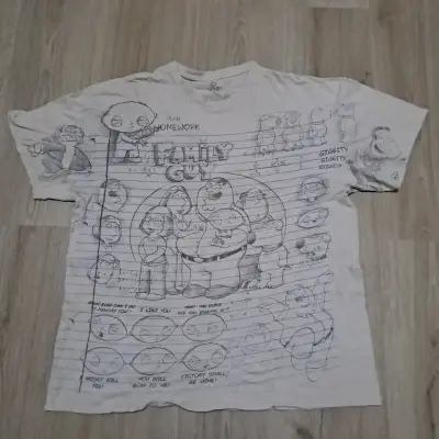 Polera Family Guy liquid blue VINTAGE - miniatura 1