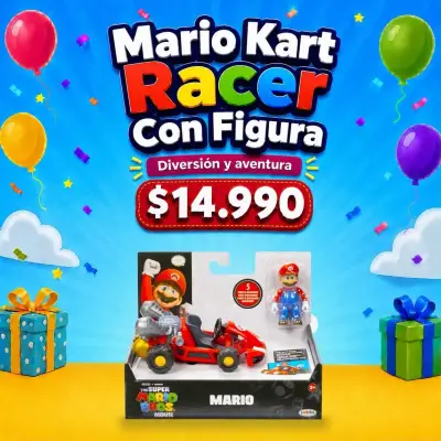 Figura de Mario Kart con vehículo y personaje - miniatura 1