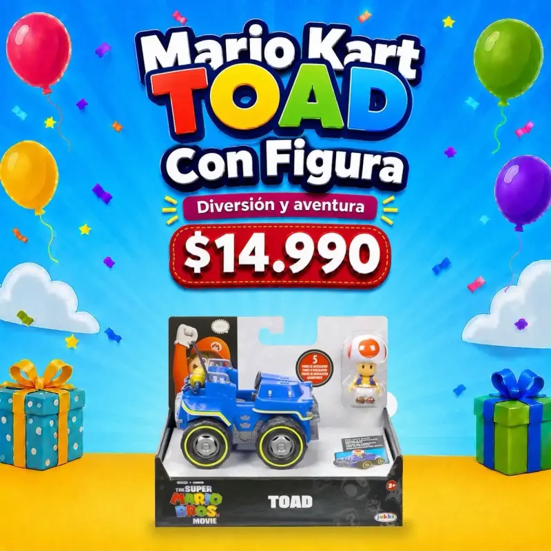 Figura de Mario Kart con vehículo y personaje - 2
