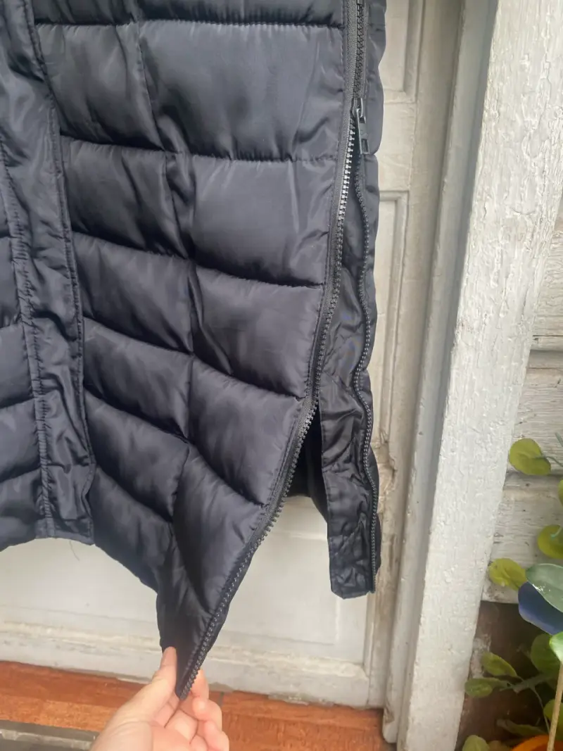 Abrigo largo negro con capucha Canada Weathergear - 5