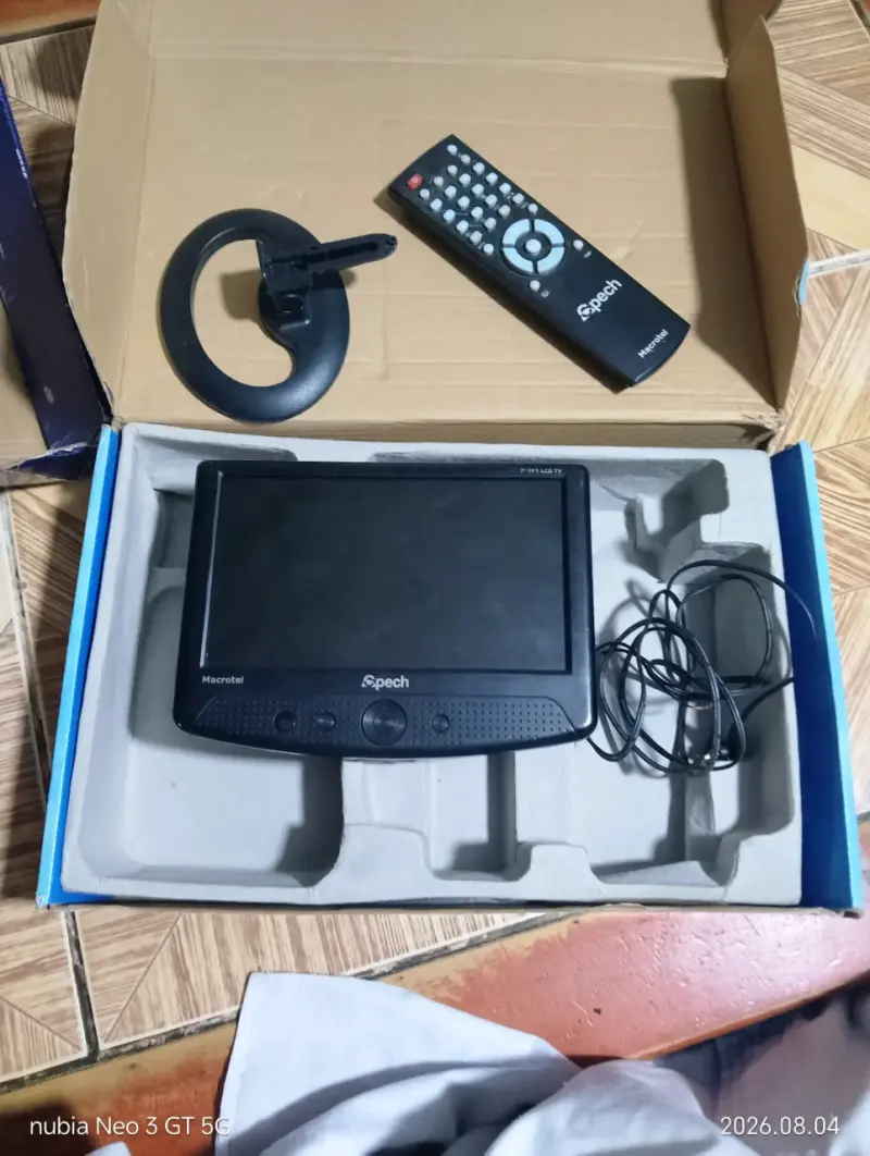 Televisor portátil Spech 7 pulgadas con control remoto - 3